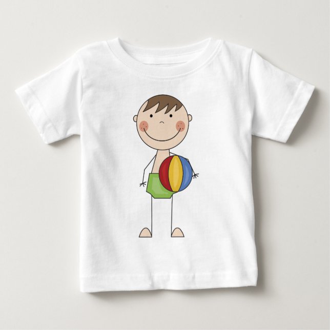 Boy with Beach Ball Tshirts and Gifts (Front)