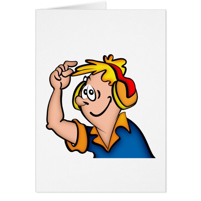 Boy With Headphone (Front)