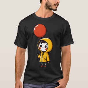 Boy With Red Balloon From The Movie It T-Shirt