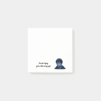 Boy with tears post-it post-it notes