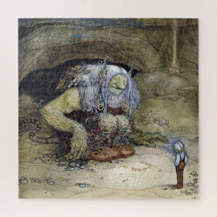 “Boy with Troll” by John Bauer Jigsaw Puzzle