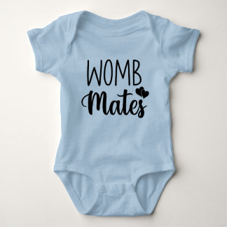 BOY - Womb Mates Bodysuit  Black Font