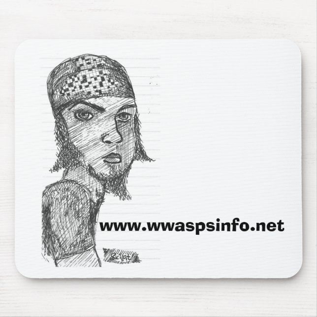 boy, www.wwaspsinfo.net mouse pad (Front)