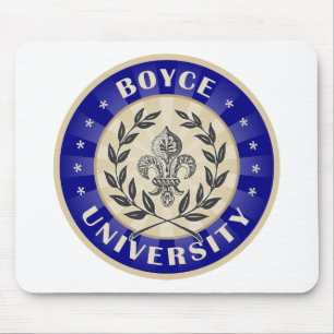Boyce University Navy Mouse Pad