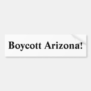 Boycott Arizona! Bumper Sticker