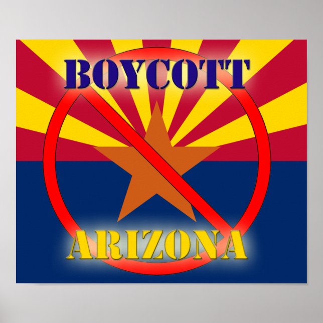 Boycott Arizona Poster (Front)