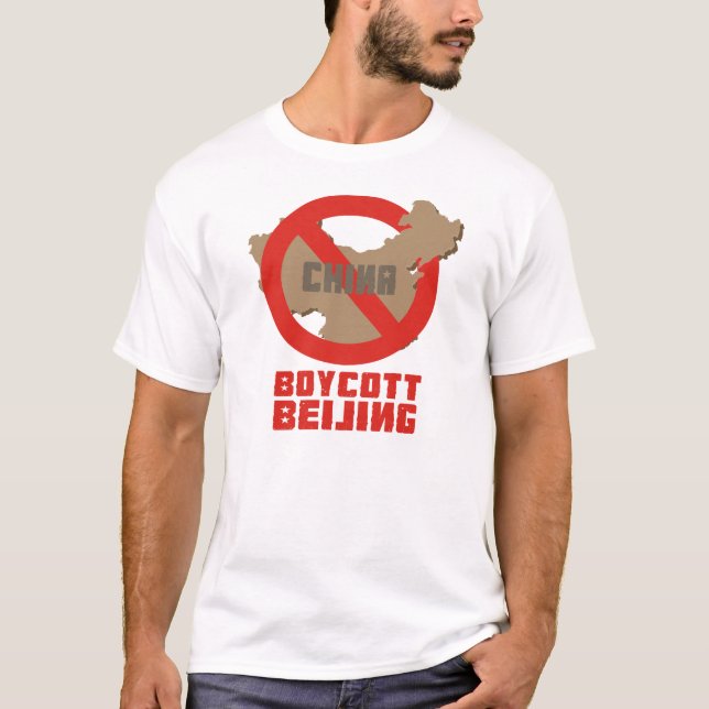 Boycott Beijing T-shirt (Front)