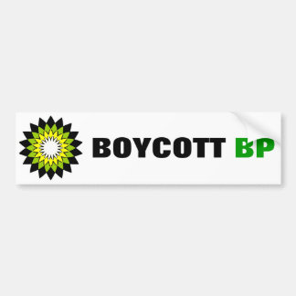 BOYCOTT BP Bumper Sticker