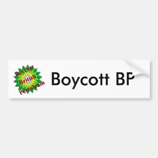 Boycott BP Bumper Sticker