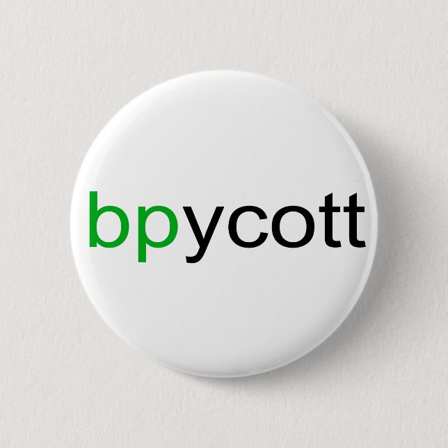 Boycott BP Button (Front)