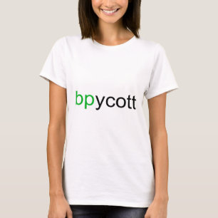 Boycott BP Ladies T-Shirt