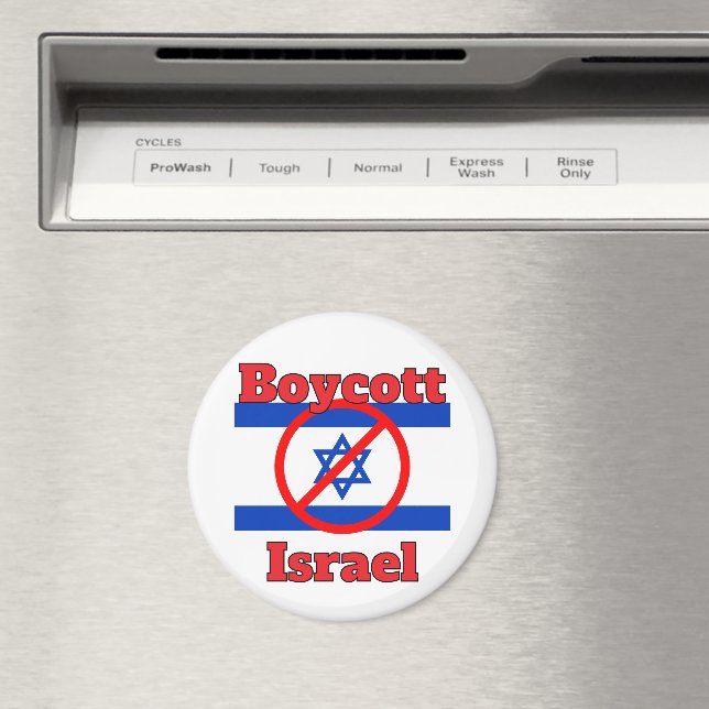 Boycott Israel Magnet (In Situ (Dishwasher))