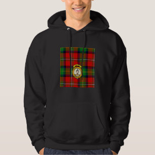 Boyd Clan Scottish Crest and Tartan Hoodie