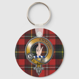 Boyd Tartan & Badge Key Ring