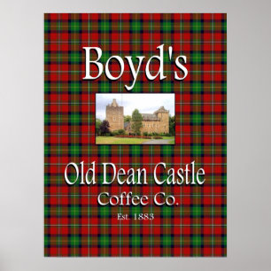 Boyd's Old Dean Castle Coffee Co. Poster