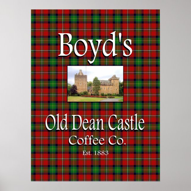 Boyd's Old Dean Castle Coffee Co. Poster (Front)