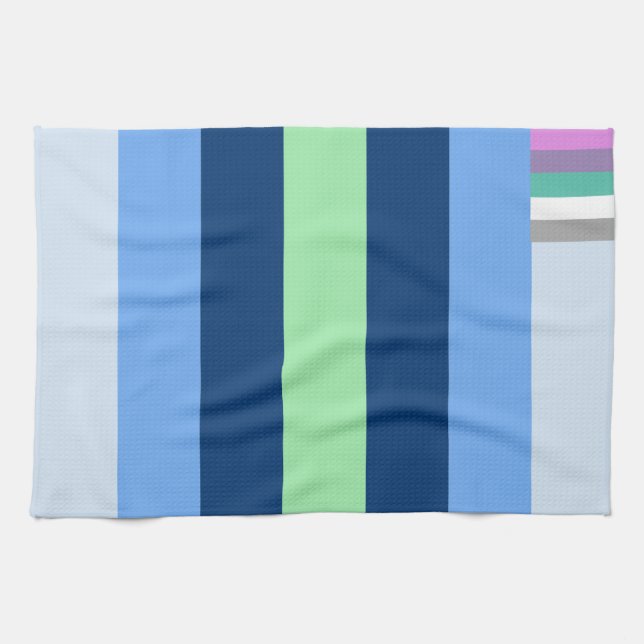 Boyflux alternate pride flag tea towel (Horizontal)