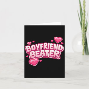Boyfriend Beater Funny Tee  Card
