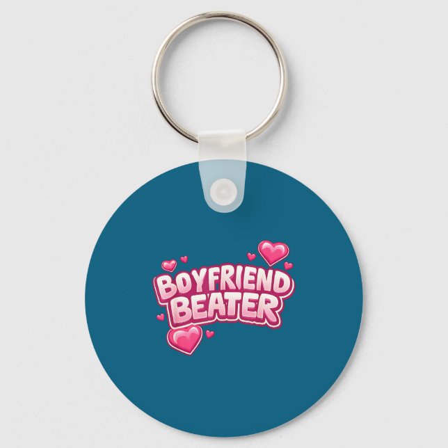 Boyfriend Beater Funny Tee  Key Ring (Front)