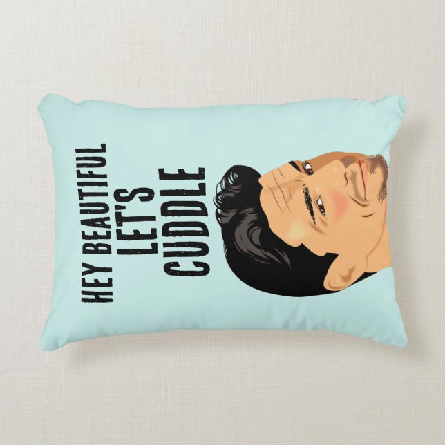 BOYFRIEND CUDDLE PILLOWS  - "MR.PERFECT" (Front)
