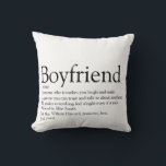 Boyfriend Definition Best Ever Personalised Cushion<br><div class="desc">Personalise for the world's best boyfriend to create a unique gift. A perfect way to show him how amazing he is every day. Designed by Thisisnotme©</div>