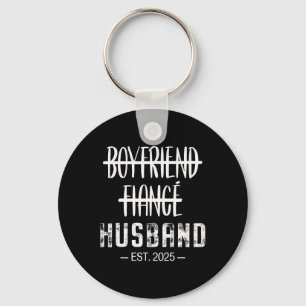 Boyfriend Fiance Husband Funny Newlywed Couples Ho Key Ring