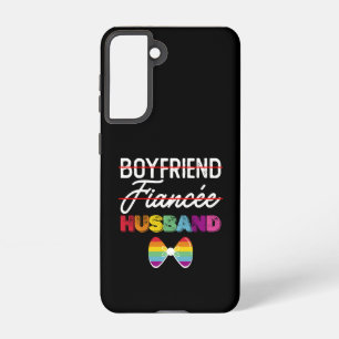 Boyfriend Fiance Husband Gay Marriage Groom LGBTQ Samsung Galaxy Case