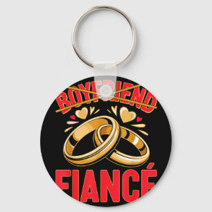 Boyfriend fiancé husband groom engaged engagement key ring