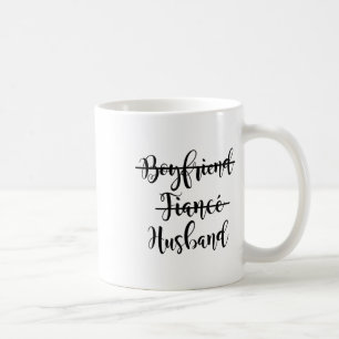 Boyfriend, Fiance, Husband Tee Wedding Couple Groo Coffee Mug