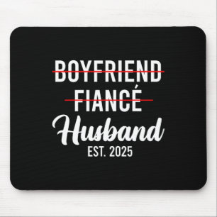 Boyfriend Fiance Husband Wedding Married Groom Est Mouse Pad