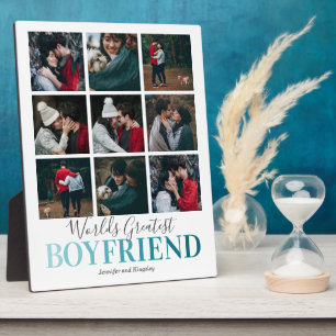 Boyfriend Gift   Worlds Greatest Photo Plaque