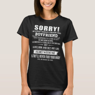 Boyfriend He Was Born in April T-Shirt