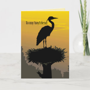 Boyfriend, Heron Just a Note Card