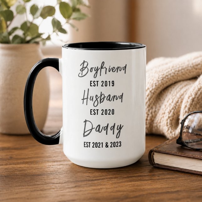 Boyfriend Husband Dad Mug | Personalised Father’s  (Boyfriend Husband Dad Mug | Personalized Father’s)