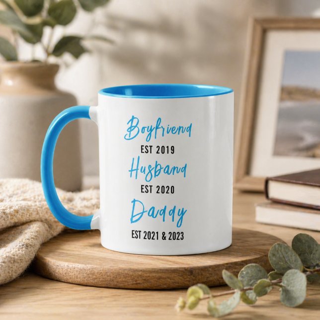 Boyfriend Husband Dad Mug | Personalised Father’s  (Boyfriend Husband Dad Mug | Personalized Father’s)