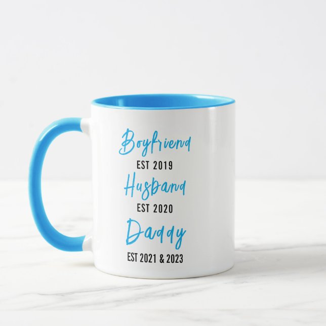 Boyfriend Husband Dad Mug | Personalized Father’s  (Left)