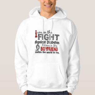 Boyfriend Means World To Me Diabetes Hoodie