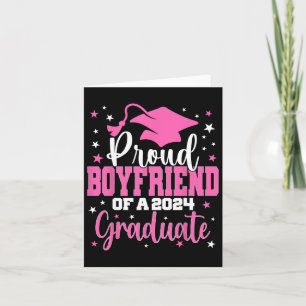 Boyfriend Of A 2024 Graduate Cl Senior Graduation  Card