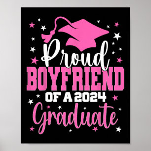 Boyfriend Of A 2024 Graduate Cl Senior Graduation Poster