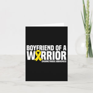 Boyfriend Of A Warrior Endometriosis Awareness Card