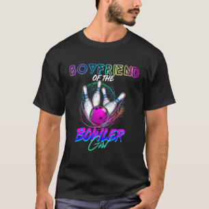Boyfriend Of The Bowler Girl Matching Family Bowli T-Shirt