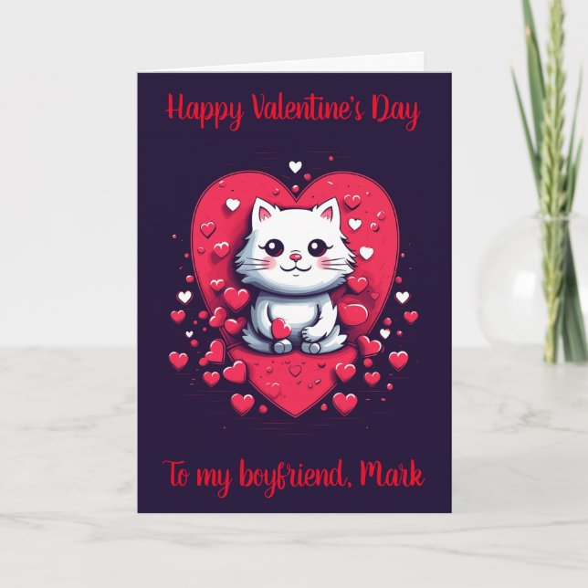 Boyfriend Valentine's Day Card  (Front)