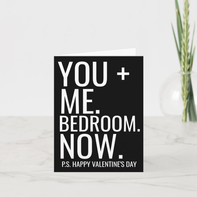 Boyfriend Valentines Day Card, Funny Valentines Holiday Card (Front)