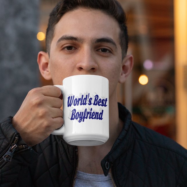 Boyfriend with dark blue half script large coffee mug (Creator Uploaded)