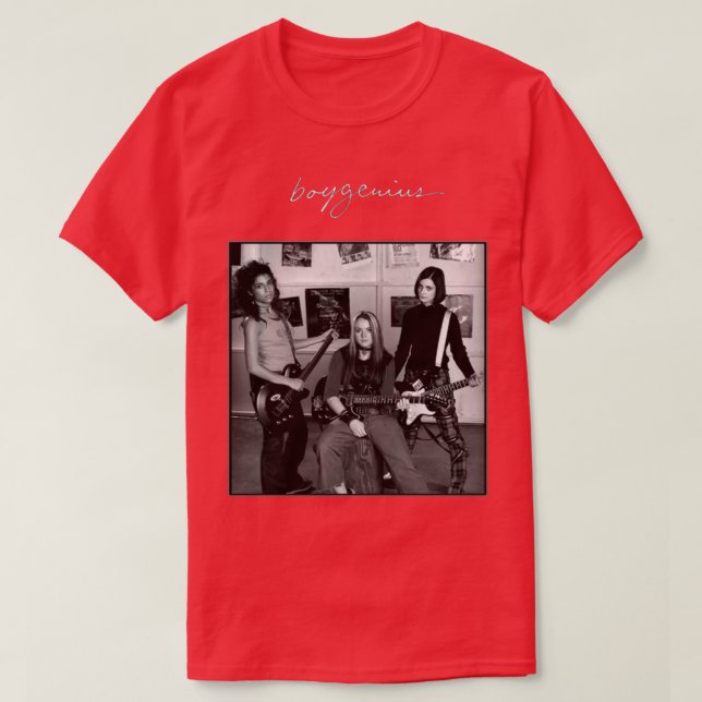 boygenius x pink slip T-Shirt (Design Front)