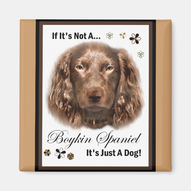 Boykin Spaniel Art Gifts Magnet (Front)