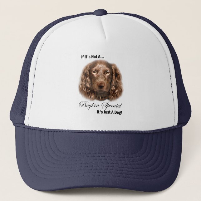 Boykin Spaniel Art Gifts Trucker Hat (Front)