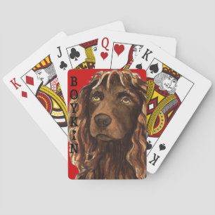 Boykin Spaniel Colour Block Playing Cards