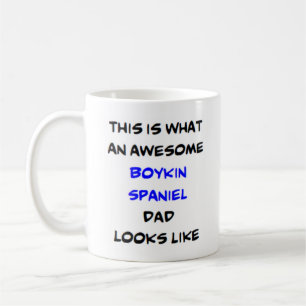 boykin spaniel dad, awesome coffee mug