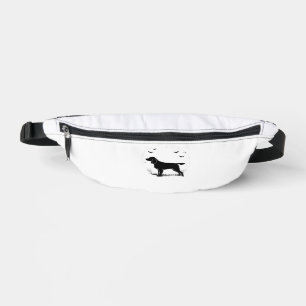 Boykin Spaniel Dog � Halloween Moon Silhouette Cla Bum Bags